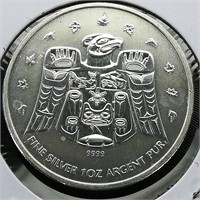 2009 Canada $5 Silver Coin Phoenix 1 t oz.