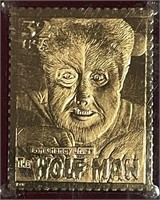 The Wolf Man - 22K Gold Plate Replica