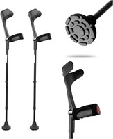 KMINA - Crutches Adults (x2 Units, Open Cuff)