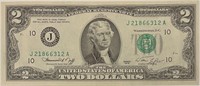 1976 $2 Green Seal FRN Crisp