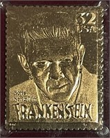 Frankenstein - 22K Gold Plate Replica