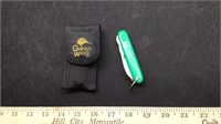 GreenWing Pocket Knife & Sheath