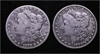 TWO PRE 21 SILVER DOLLARS