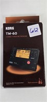 Korg TM-60 Combo Tuner Metronome (New in box)