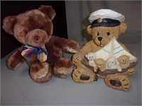 Gund Stuffed Bear/Young's Sailor Navy Teddy