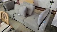 Upholstered sofa(missing peices)