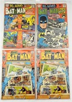 (4) DC COMICS BATMAN GIANT SILVER AGE
