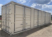 (Y) 2023 40’ Multi-Door Container, 9’6”Hx8’W,