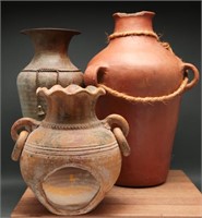 Western Style Pottery Vases (3)