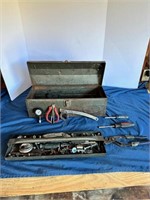 Various tools with Metal Toolbox