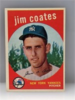 1959 Topps #525 Jim Coates Yankee HN