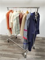 Vintage women’s clothing coats and shirts