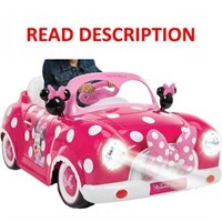 $174  Disney Minnie Mouse Convertible Car 6 Volts