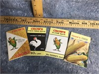 Crow’s Seed Corn pocket ledgers