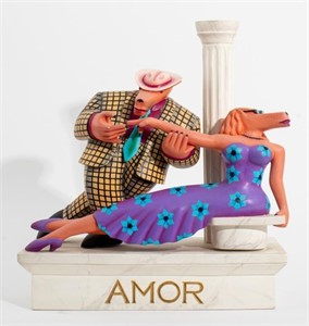 Markus Pierson "Amor" Wood Sculpture