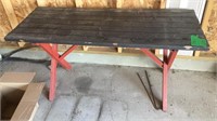 Wood Table 58”x 24”