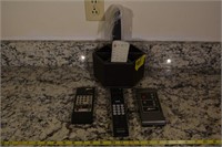 485: Remote Holder and assorted remotes