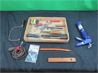 Caulk gun, & other houshold tools