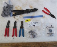 Hose pliers, sockets, allen wrenches