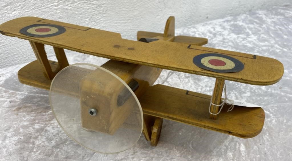 Handmade Model Of A WWI British Bi-Plane