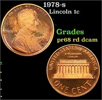 Proof 1978-s Lincoln Cent 1c Grades Gem++ Proof Re