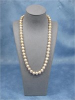 Pink Faux Pearl Necklace