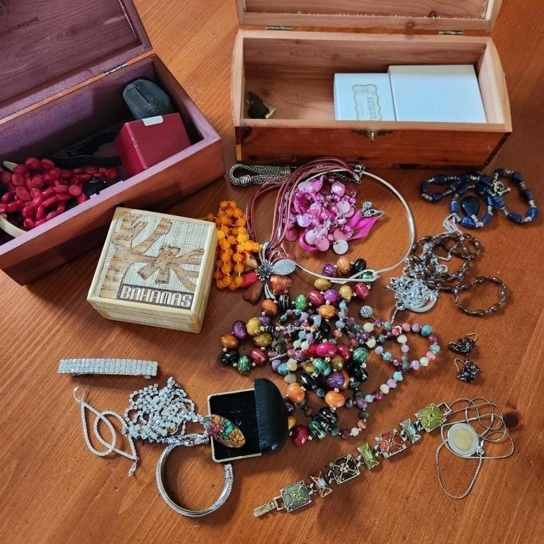 Chests of Costume Jewelry