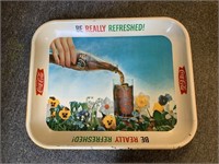 Be Really Refreshed metal tray