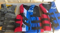 used life vest adult size one stearns, two