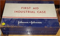 Vintage Johnson & Johnson Industrial FirstAid Case