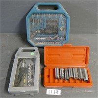 Various Sockets & Screwdriver Bit Kits