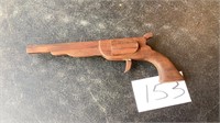Wooden rubber band gun
