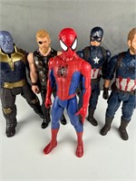 Marvel action figures hard plastic