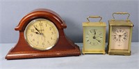 (3) Quartz Clocks incl. Howard Miller