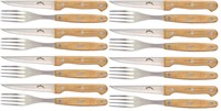 Jim Beam 16 Piece Steak Knife and Fork Set