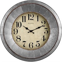 Bulova C4839 Industrial Wall Clock