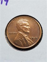 Uncirculated 1919 Wheat Penny