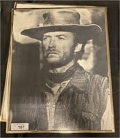 Framed Clint Eastwood, John Wayne Pictures.