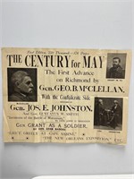 19th C. Civil War Advertisement