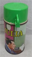 C12) Vintage 1969 Julia Metal Lunch Thermos
