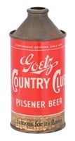 Goetz Country Club Pilsner Beer Cone-Top Can