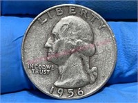 1956-D Washington Quarter (90% silver)