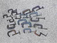Group Lot of C-Clamps