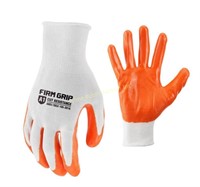 FIRM GRIP 3Pk Large Nitrile Coated Work Gloves
