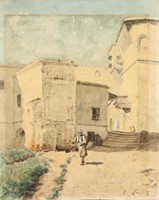 JOSEPH SINTES Spanish 1829-1913 Watercolor