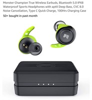 Monster Champion True Wireless Earbuds,