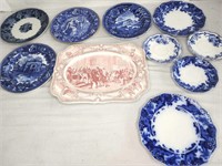 Antique plates - Argyle, Crown Ducal, Wedgwood,