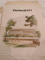 1971 Pittsburgh Calendar-Pgh Scenes