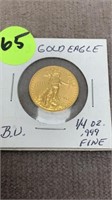 1/4 OZ. .999 FINE GOLD EAGLE 10 DOLLAR COIN
