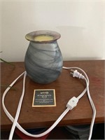 Electric Lamp w Lid For Melting Scented Wax